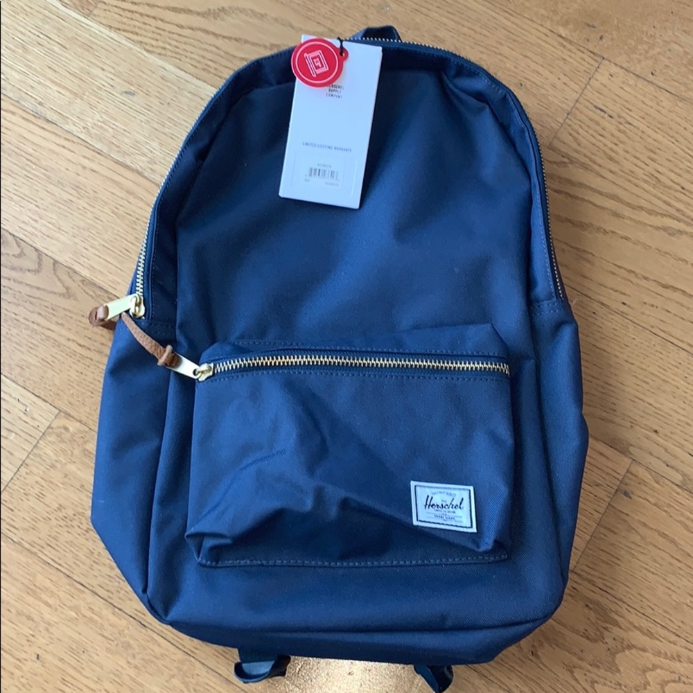 Denim blue herschel backpack